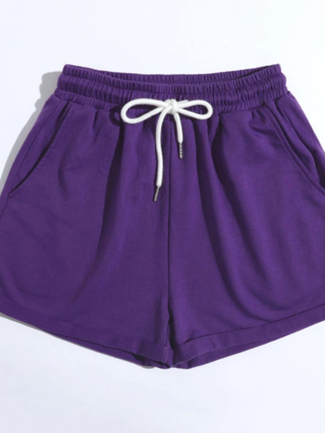 Drawstring Shorts with Pockets - Loulou Boutique