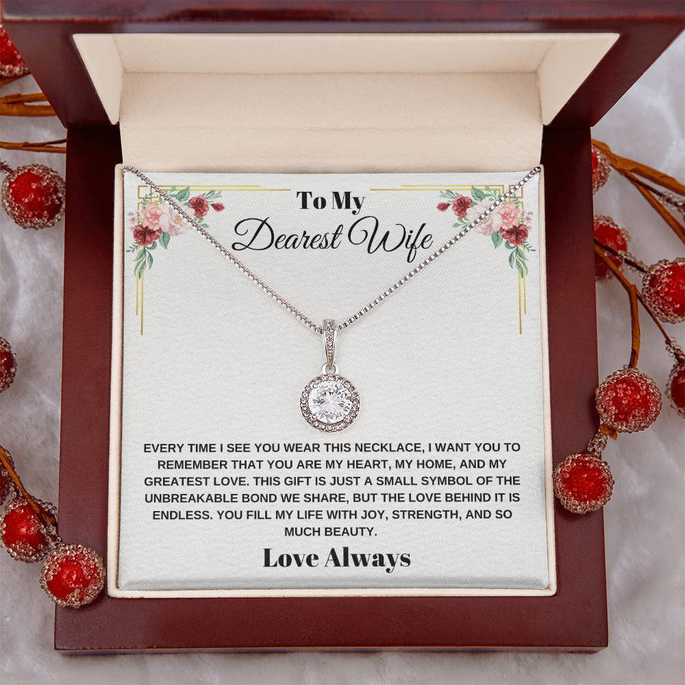 Eternal Hope Necklace: A Timeless Gift for My Dearest Wife - Loulou Boutique