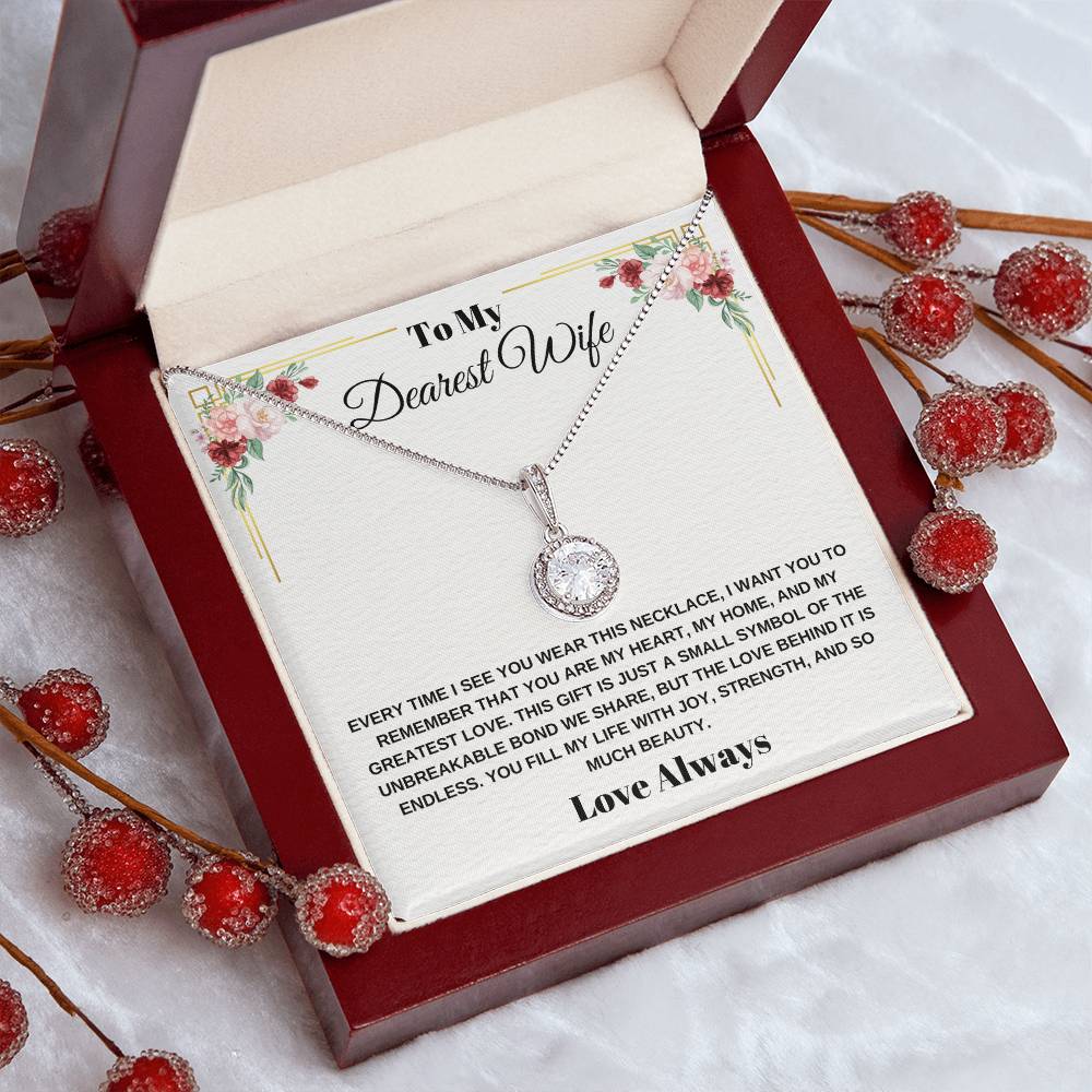 Eternal Hope Necklace: A Timeless Gift for My Dearest Wife - Loulou Boutique