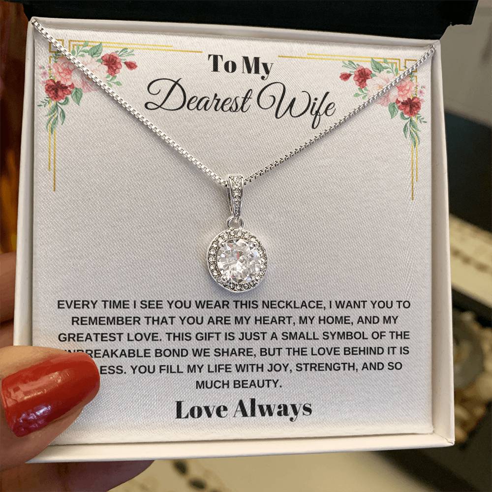Eternal Hope Necklace: A Timeless Gift for My Dearest Wife - Loulou Boutique