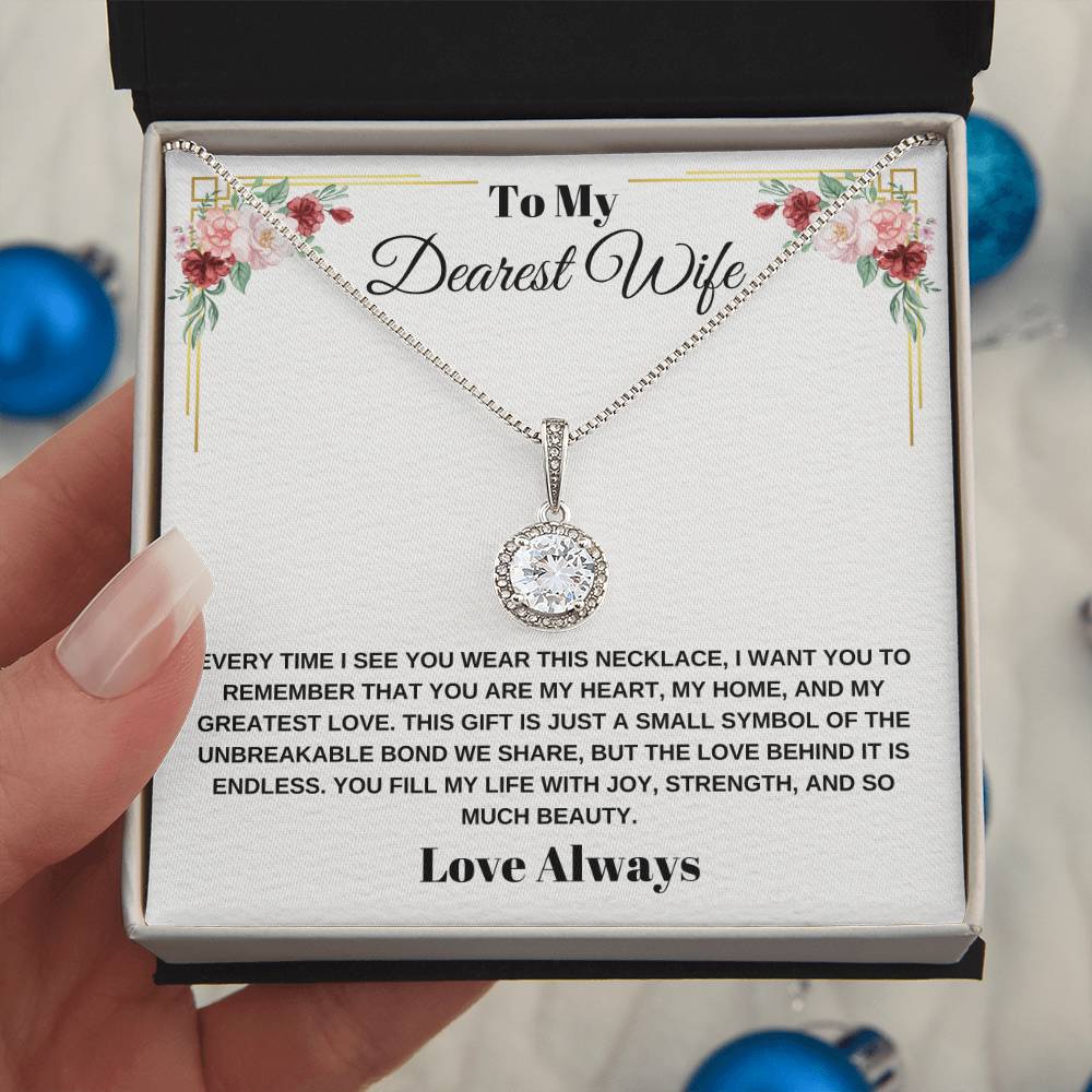 Eternal Hope Necklace: A Timeless Gift for My Dearest Wife - Loulou Boutique