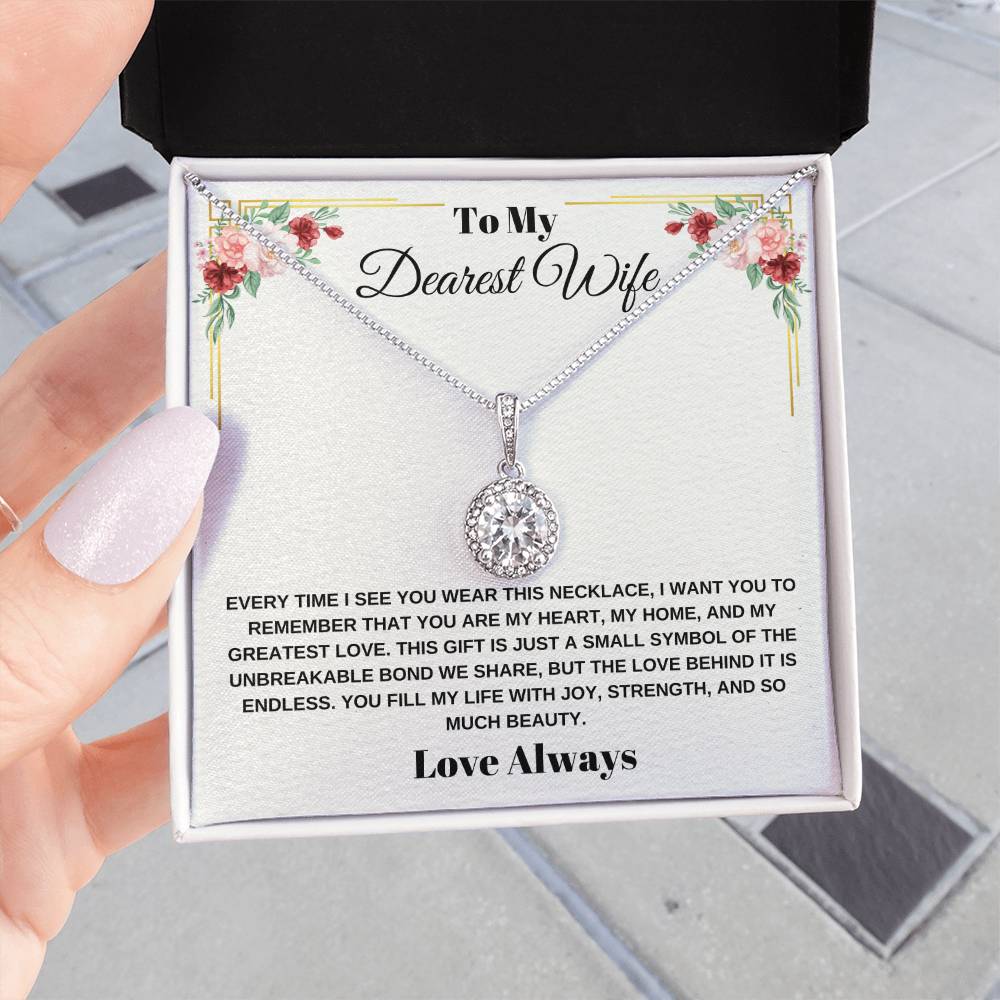 Eternal Hope Necklace: A Timeless Gift for My Dearest Wife - Loulou Boutique