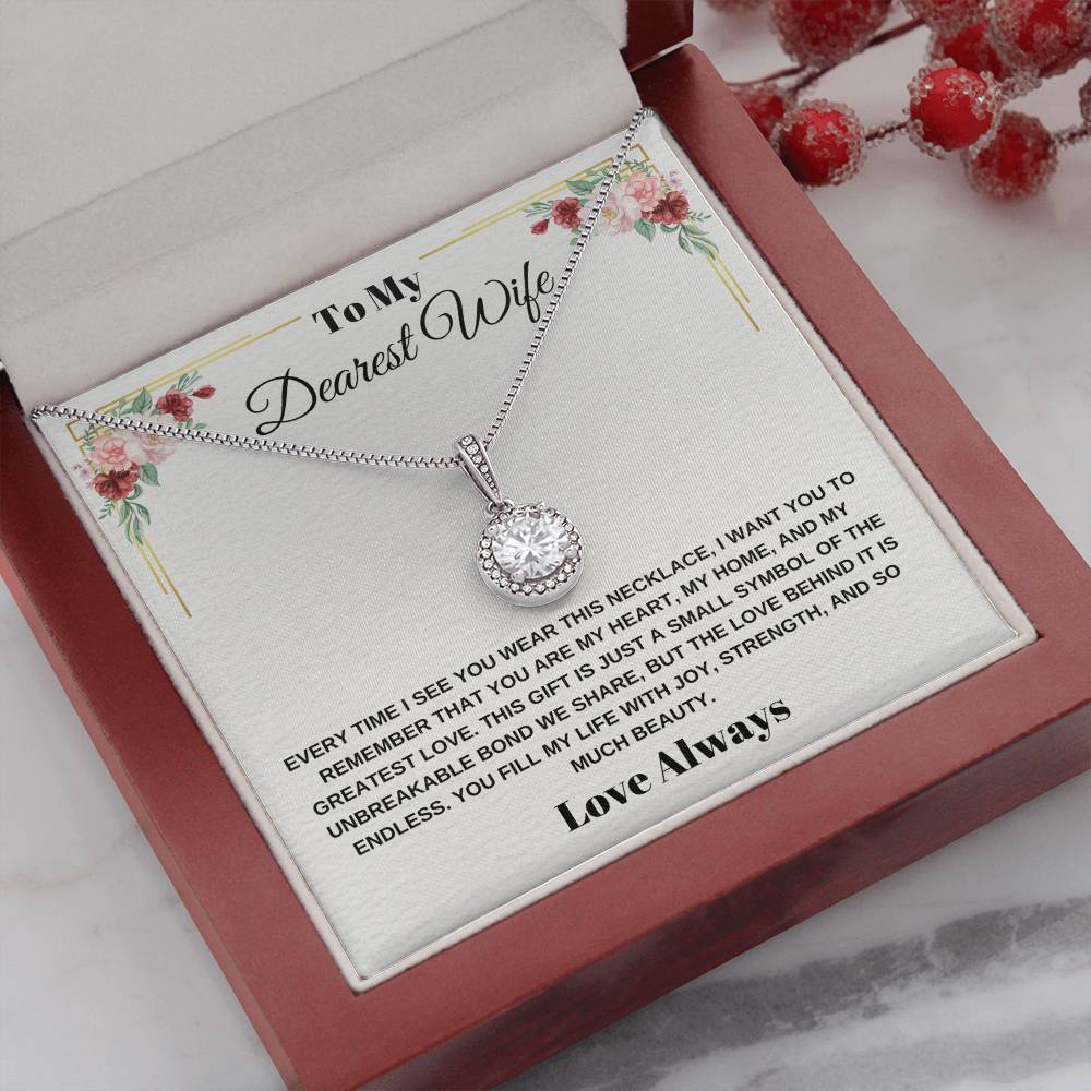 Eternal Hope Necklace: A Timeless Gift for My Dearest Wife - Loulou Boutique