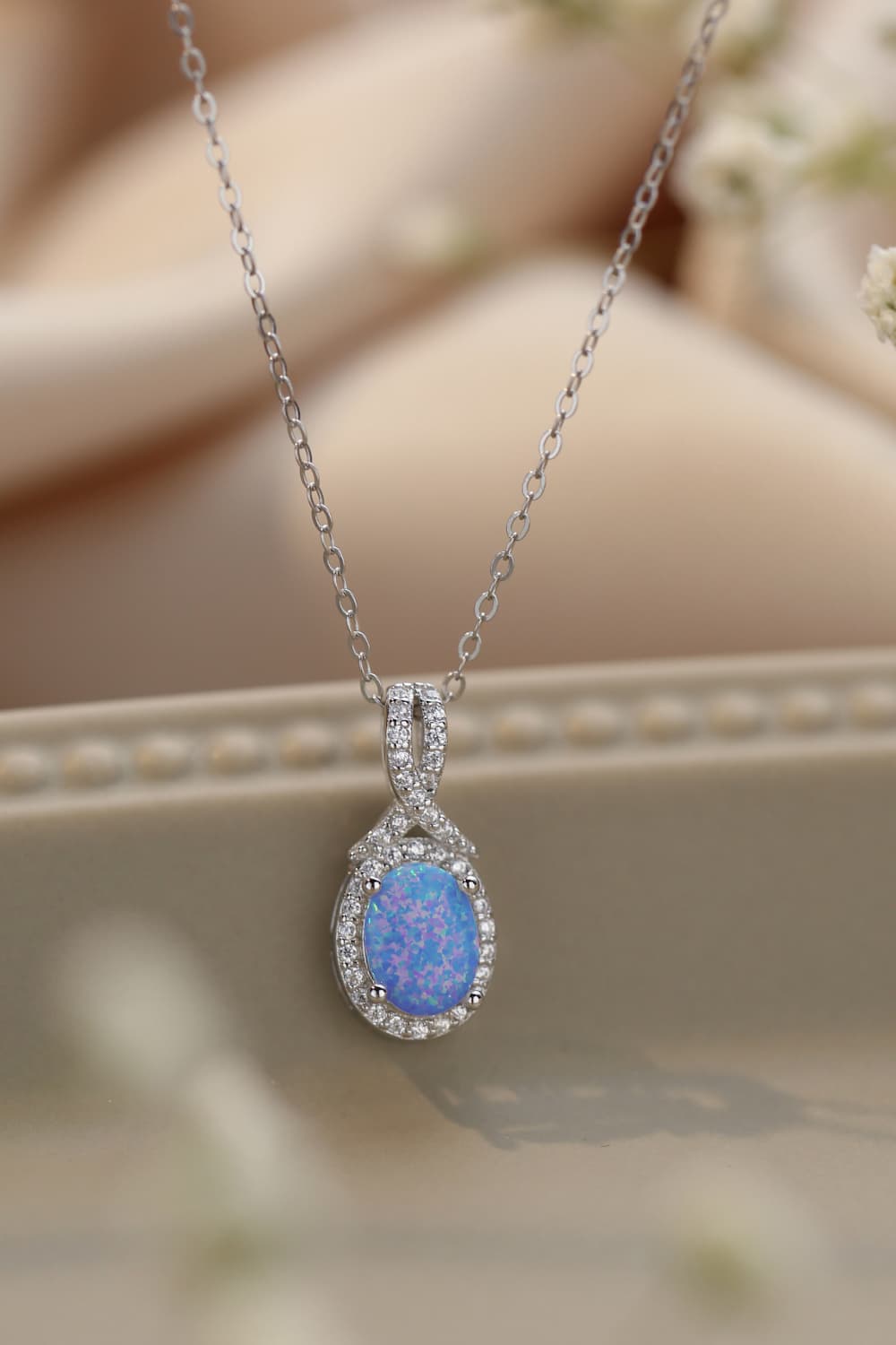Feeling My Best Opal Pendant Necklace - Loulou Boutique