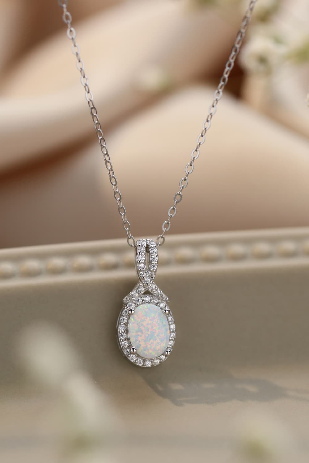 Feeling My Best Opal Pendant Necklace - Loulou Boutique
