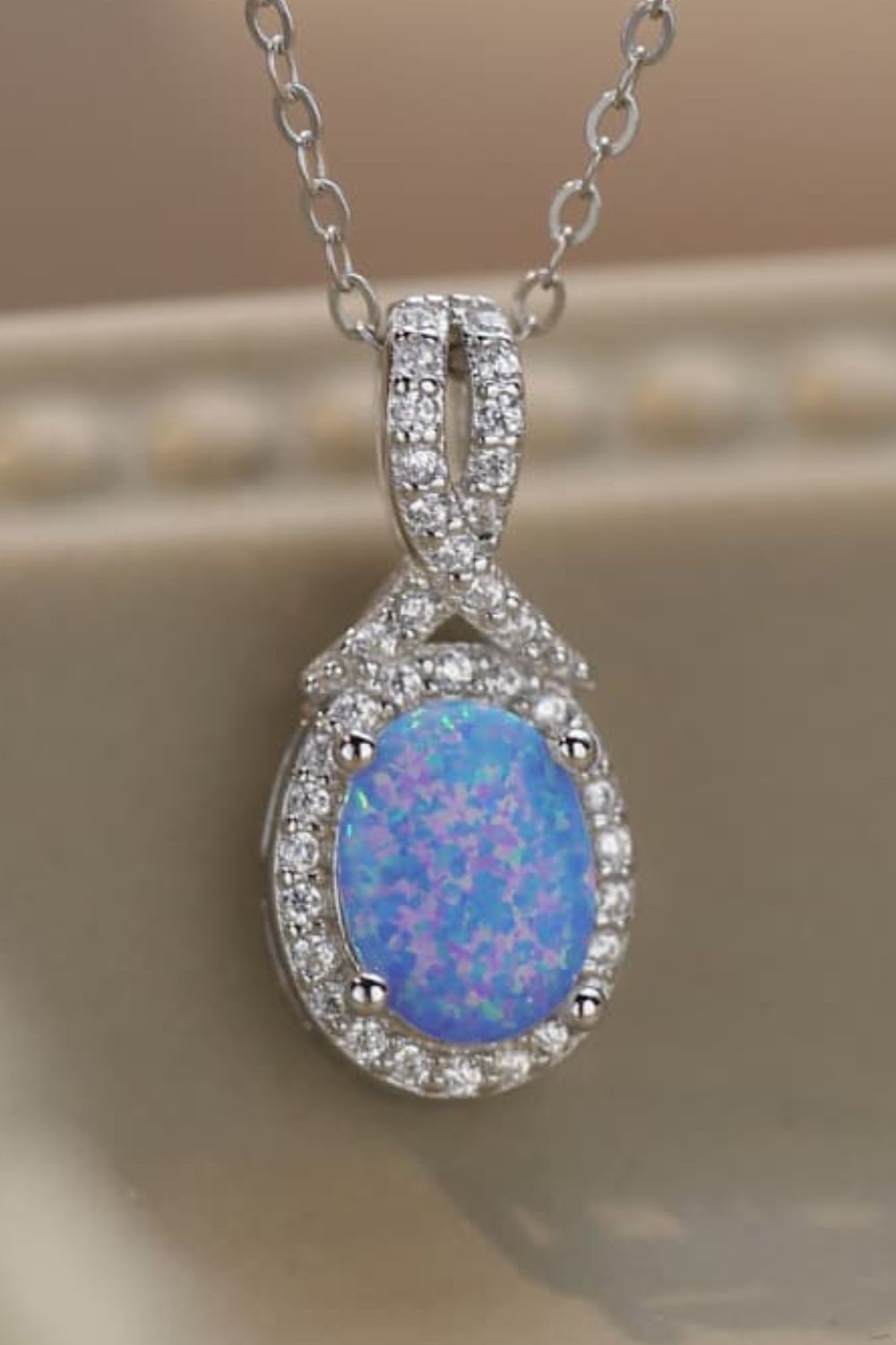 Feeling My Best Opal Pendant Necklace - Loulou Boutique