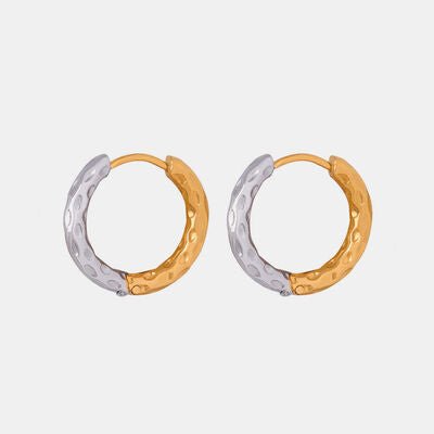 18K Gold-Plated Huggie Earrings - Loulou Boutique