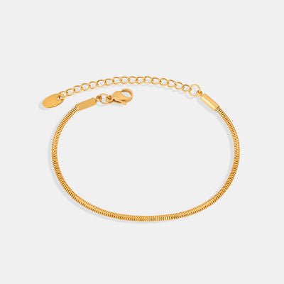 18K Gold-Plated Minimalist Bracelet - Loulou Boutique