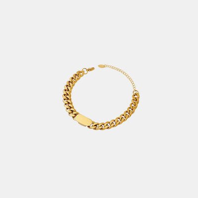 18K Gold-Plated Titanium Steel Bracelet - Loulou Boutique