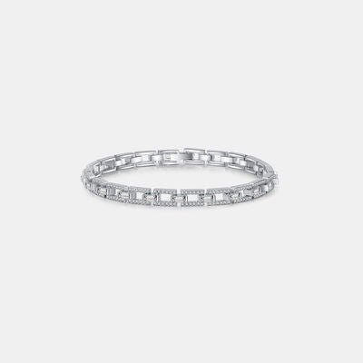 3.2 Carat Moissanite 925 Sterling Silver Bracelet - Loulou Boutique