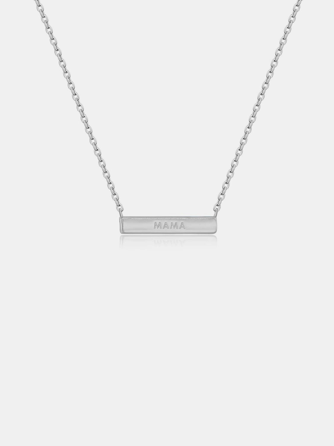 925 Sterling Silver Bar Necklace - Loulou Boutique