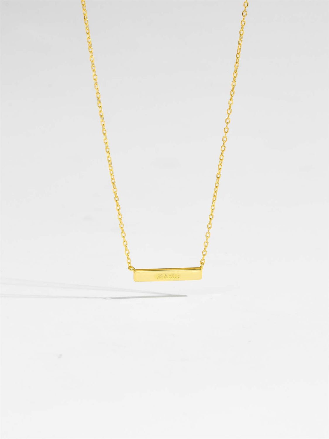 925 Sterling Silver Bar Necklace - Loulou Boutique