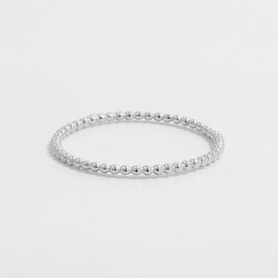 925 Sterling Silver Bead Ring - Loulou Boutique