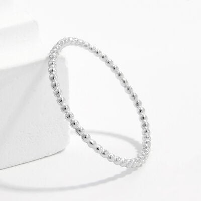 925 Sterling Silver Bead Ring - Loulou Boutique