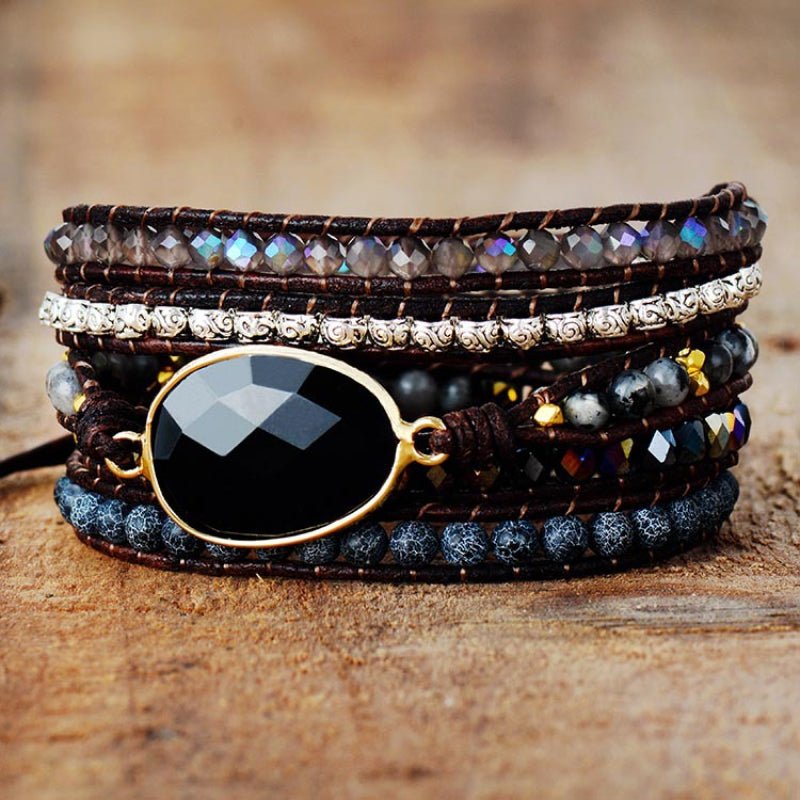 Agate Beaded Bracelet - Loulou Boutique