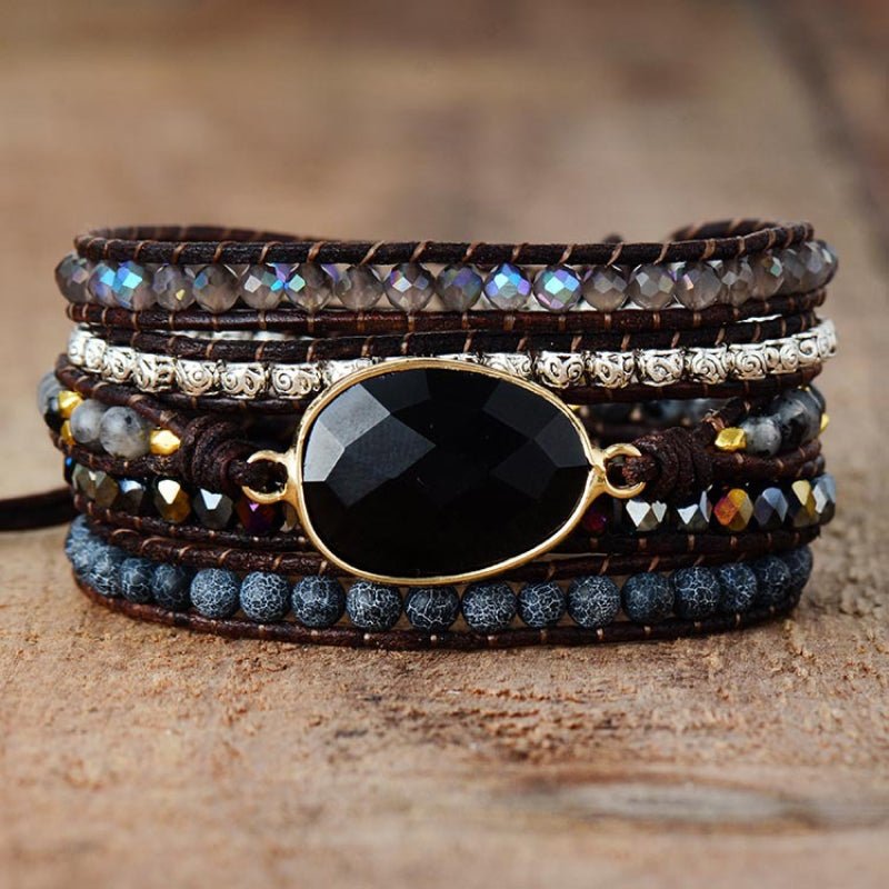 Agate Beaded Bracelet - Loulou Boutique