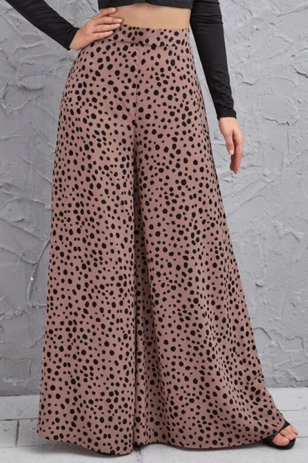 Animal Print High-Rise Culottes - Loulou Boutique