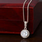 To My Daughter - Eternal Hope Necklace: Personalized Elegance for a Timeless Connection