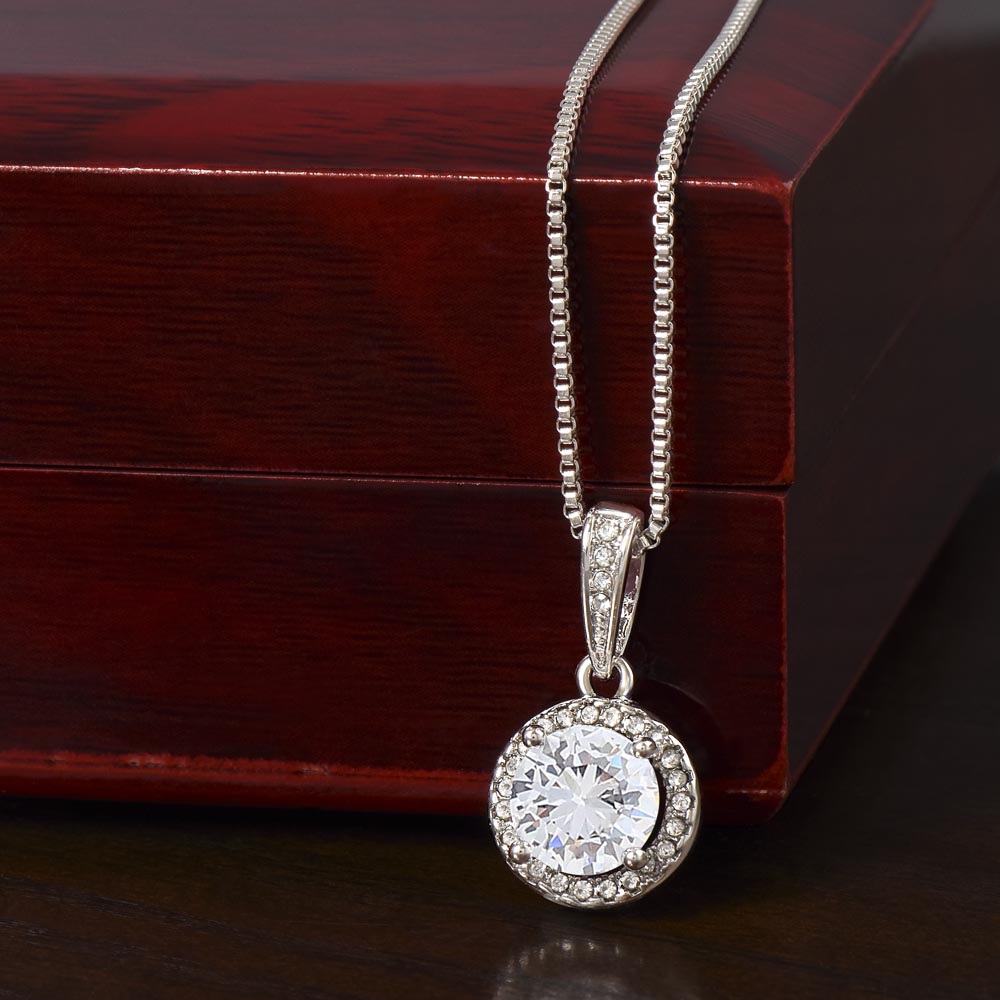 To My Daughter - Eternal Hope Necklace: Personalized Elegance for a Timeless Connection