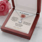 To My Daughter - Eternal Hope Necklace: Personalized Elegance for a Timeless Connection