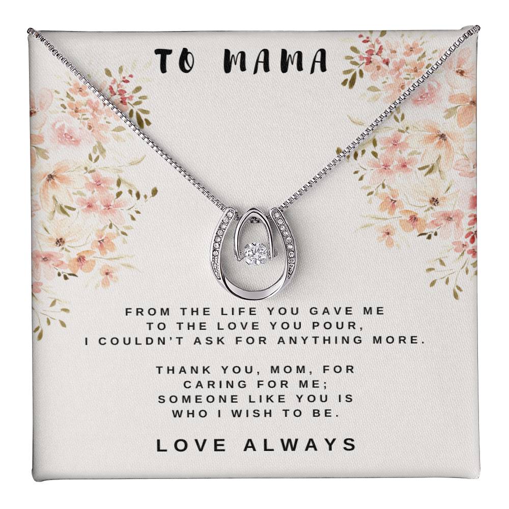 To Mama – Custom Charmed by Love Necklace