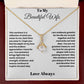 Radiant Love: Alluring Beauty Necklace for My Beautiful Wife