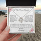 To My Precious Daughter: Personalized Love Knot Necklace