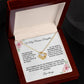 To My Precious Daughter: Personalized Love Knot Necklace