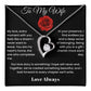 To My Wife - Endless Elegance: Personalized Forever Love Necklace Select your style