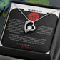 To My Wife - Endless Elegance: Personalized Forever Love Necklace