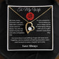 To My Wife - Endless Elegance: Personalized Forever Love Necklace Select your style
