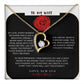 To My Wife - Endless Elegance: Personalized Forever Love Necklace