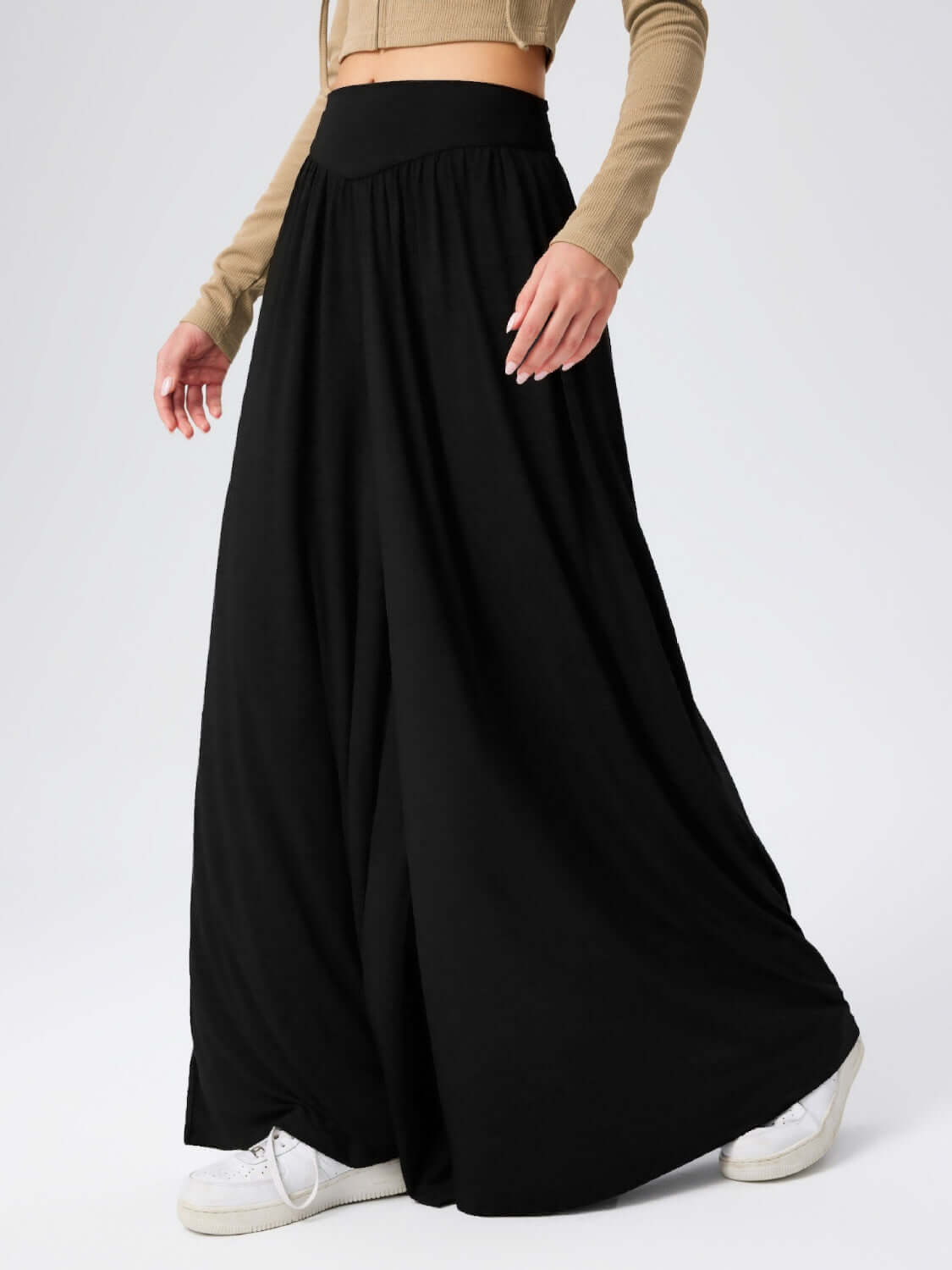 High Waist Wide Leg Pants