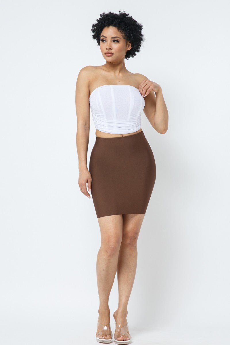 Bandage Mini Skirt - Loulou Boutique