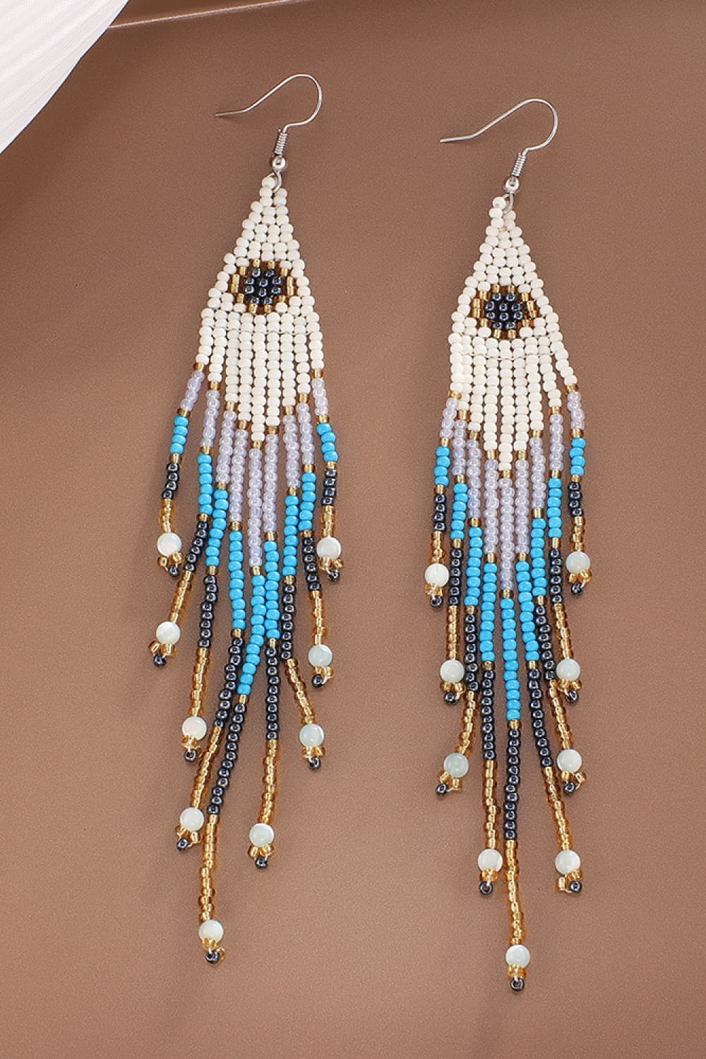 Beaded Dangle Earrings - Loulou Boutique