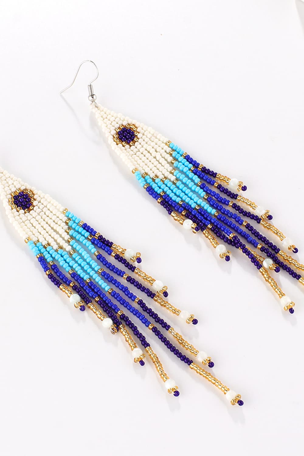 Beaded Dangle Earrings - Loulou Boutique