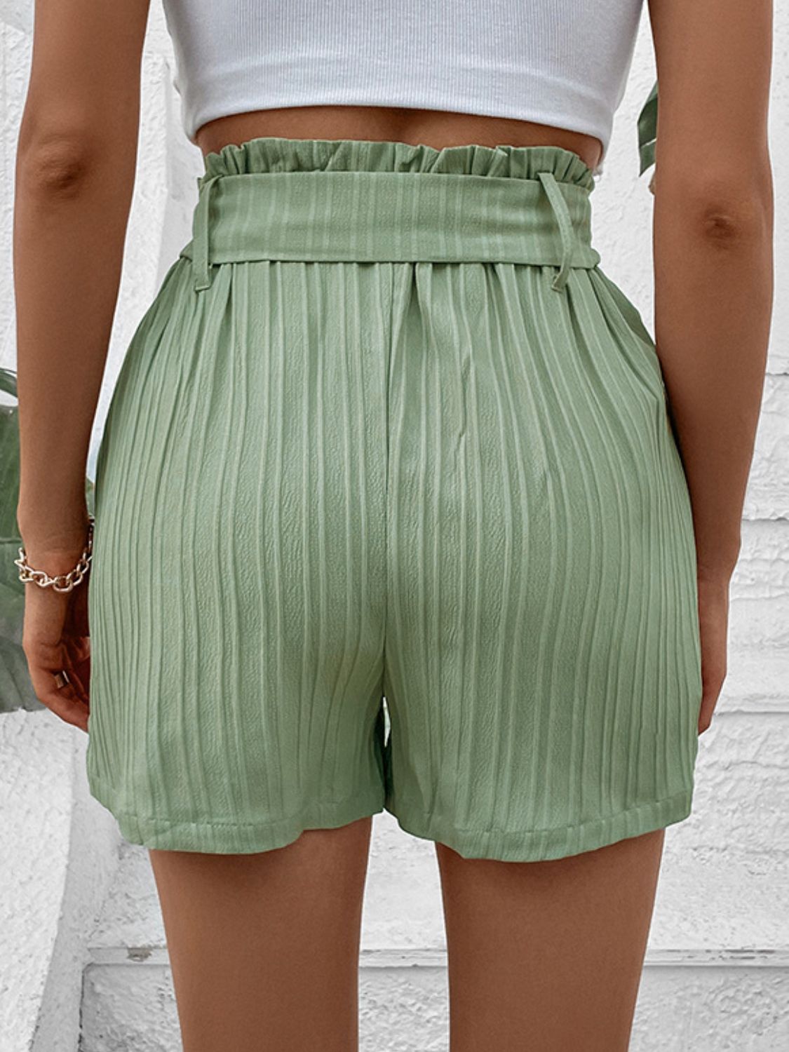 Belted Shorts with Pockets - Loulou Boutique