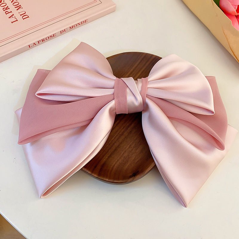 Bow Cloth Hair Clip - Loulou Boutique