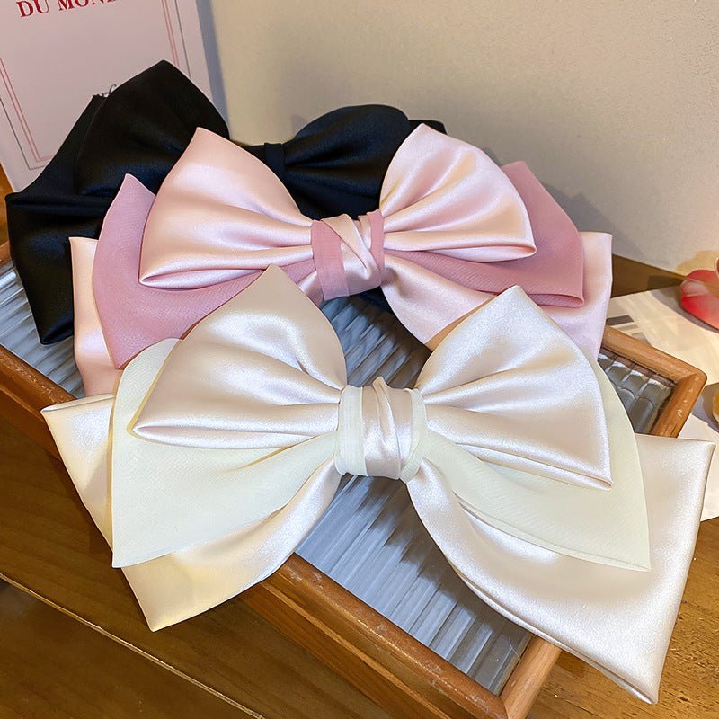 Bow Cloth Hair Clip - Loulou Boutique