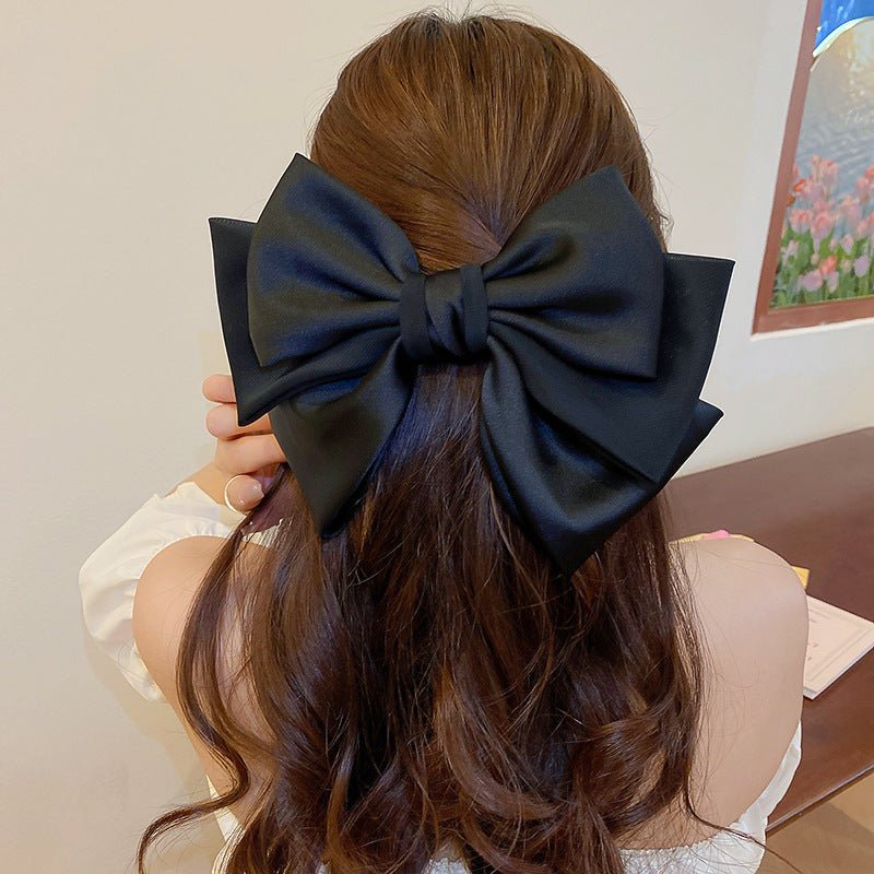 Bow Cloth Hair Clip - Loulou Boutique