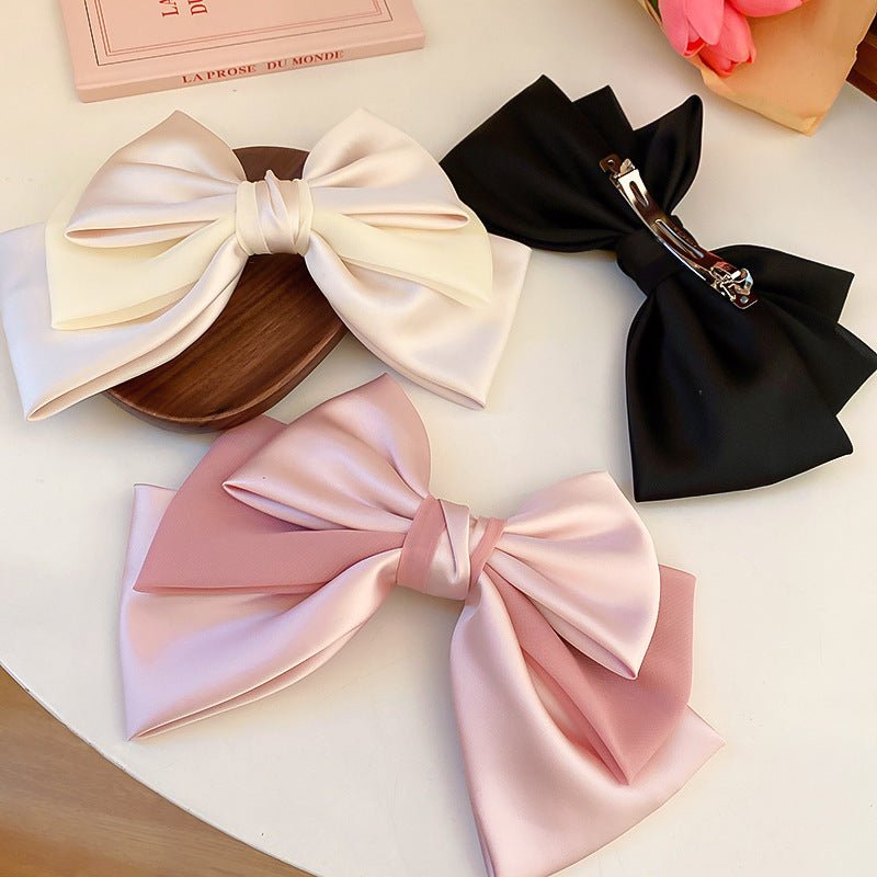 Bow Cloth Hair Clip - Loulou Boutique