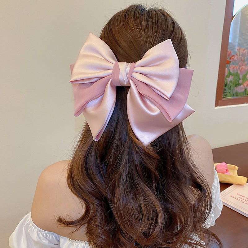 Bow Cloth Hair Clip - Loulou Boutique