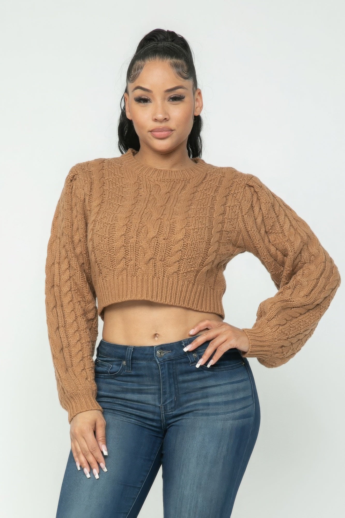 Cable Pullover Top - Loulou Boutique