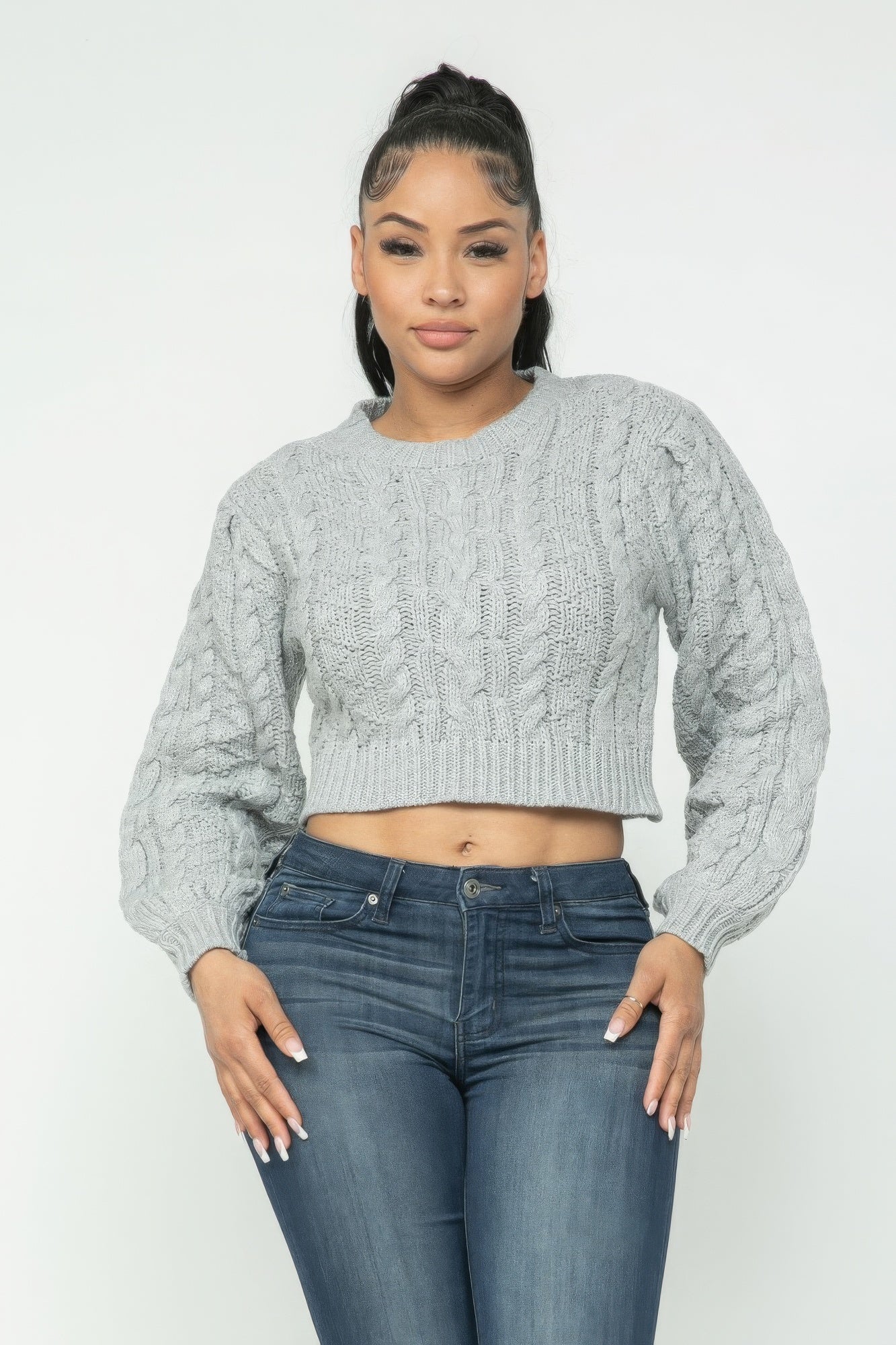 Cable Pullover Top - Loulou Boutique