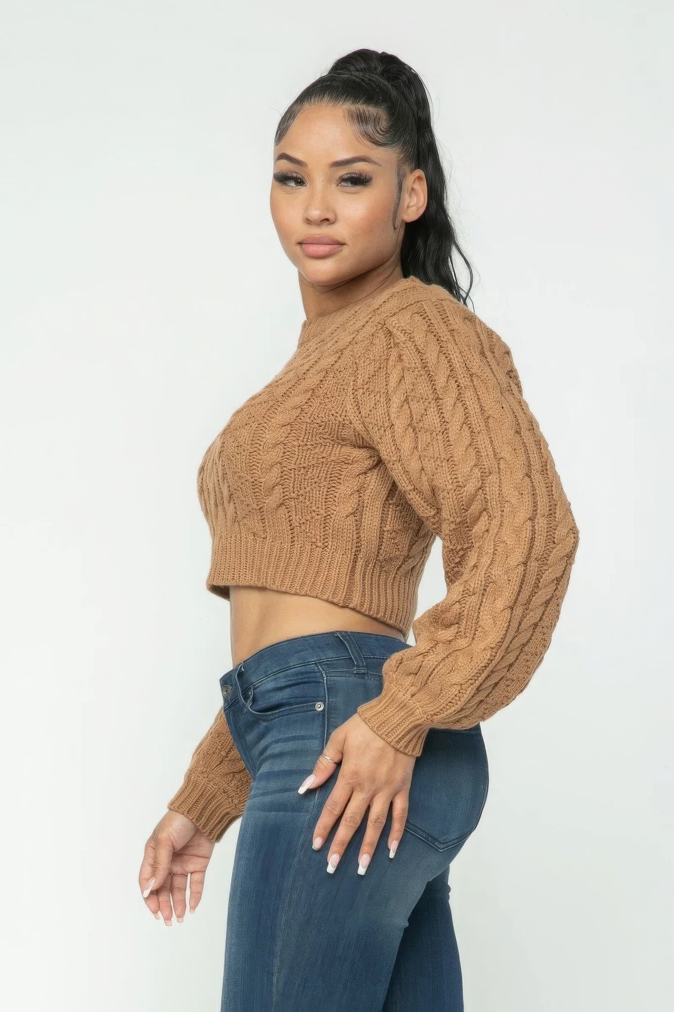 Cable Pullover Top - Loulou Boutique