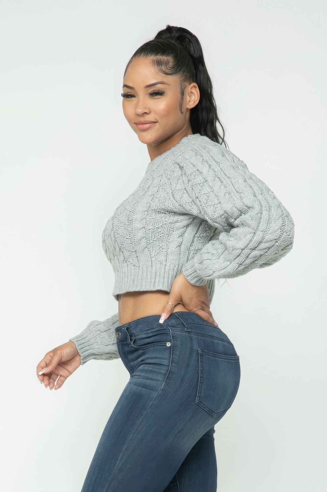 Cable Pullover Top - Loulou Boutique