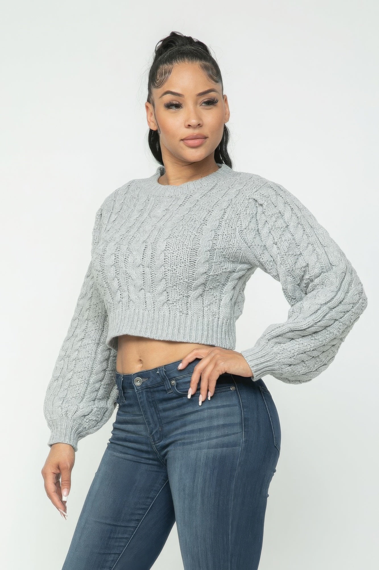 Cable Pullover Top - Loulou Boutique