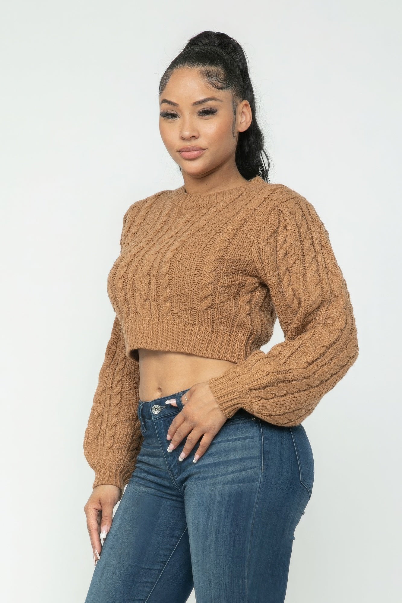 Cable Pullover Top - Loulou Boutique