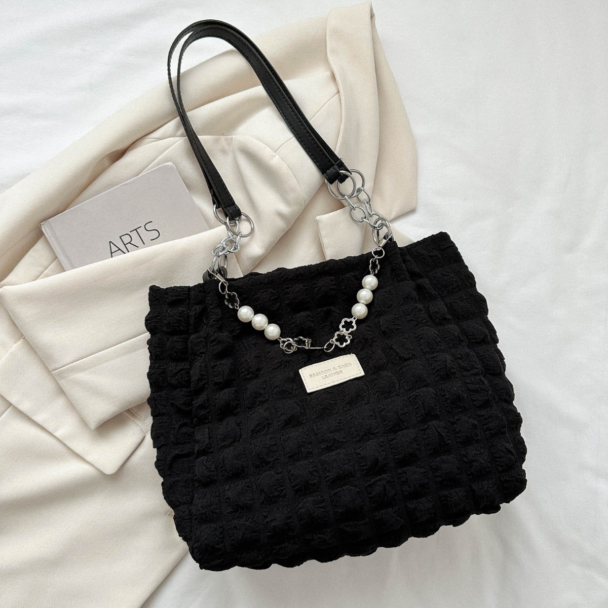 Cloud Puffy Polyester Tote Bag - Loulou Boutique