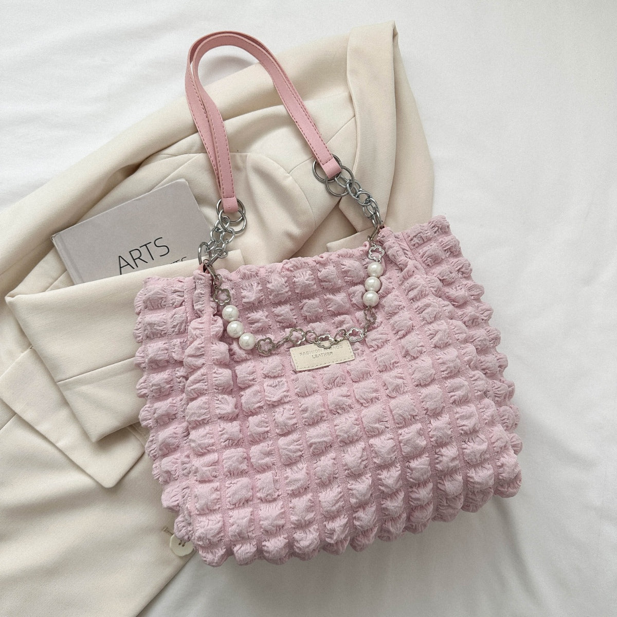 Cloud Puffy Polyester Tote Bag - Loulou Boutique